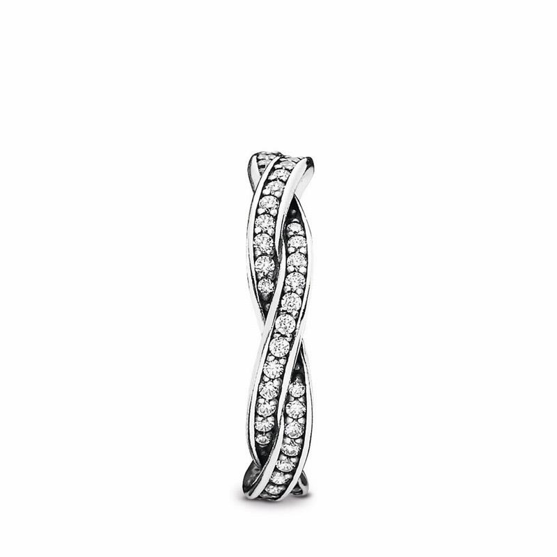 Pandora Twist Of Fate Stackable Ring Silver Egypt FS1876950